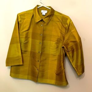 Loft shantung silk blouse